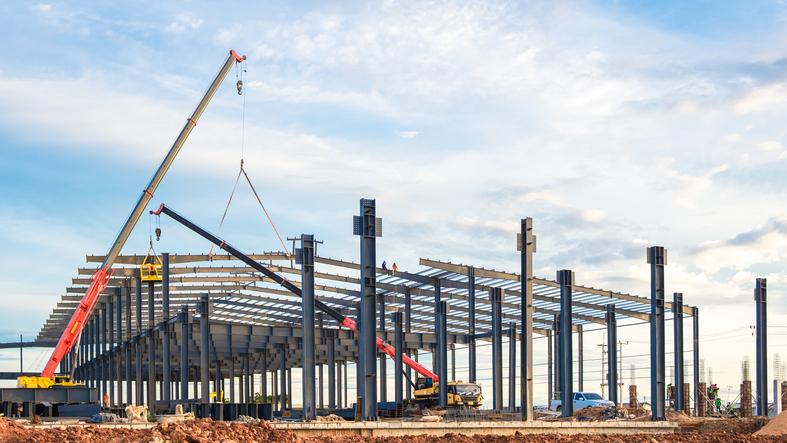 Steel warehouse